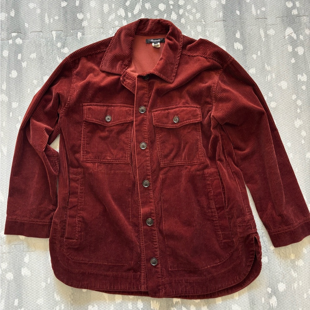 Madewell corduroy shirt jacket -Small